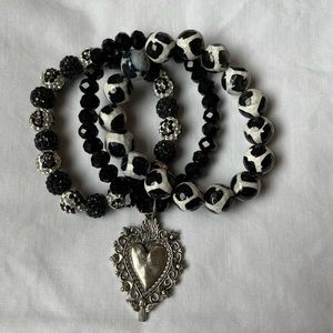 Stretch bead bracelets